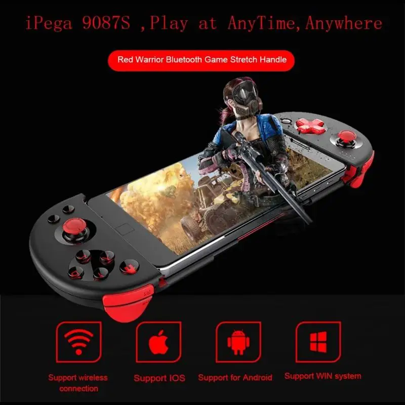 

New iPEGA 9087S Joystick for Phone Gamepad Android Game Controller Bluetooth Extendable Joystick for ios Tablet PC Android Tv