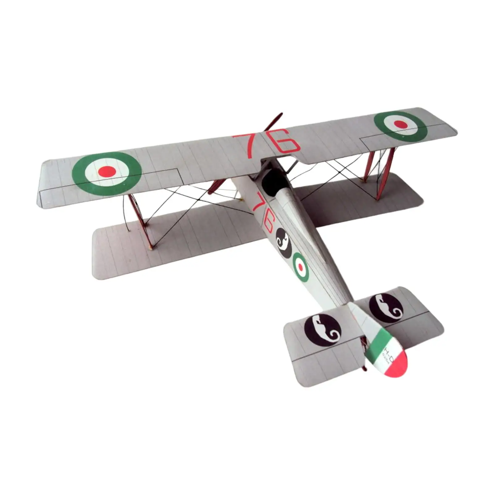 1:33 Scale Building Blocks Arts Crafts Brain Teaser Puzzle Biplane Fighter DIY Assemble Toys for Adults Kids Boys Home Ornaments