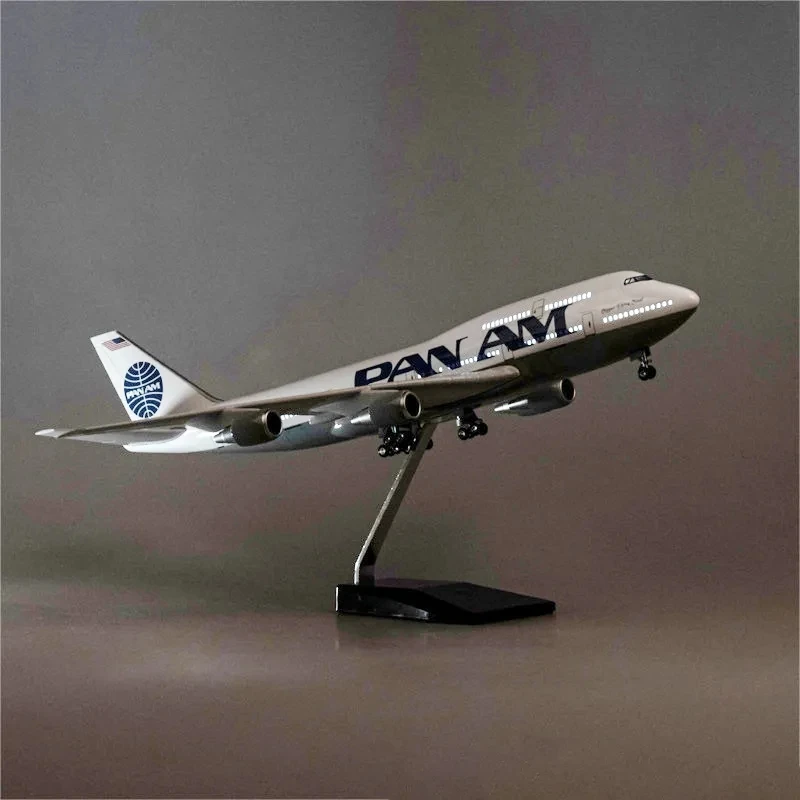 Pan-am boeing 747飛行機、パナムモデル、飛行機ディスプレイ