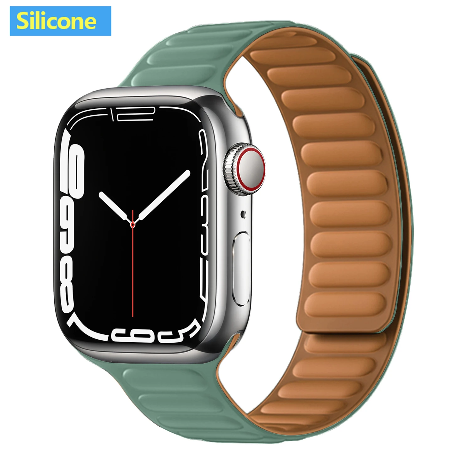silicone pine green