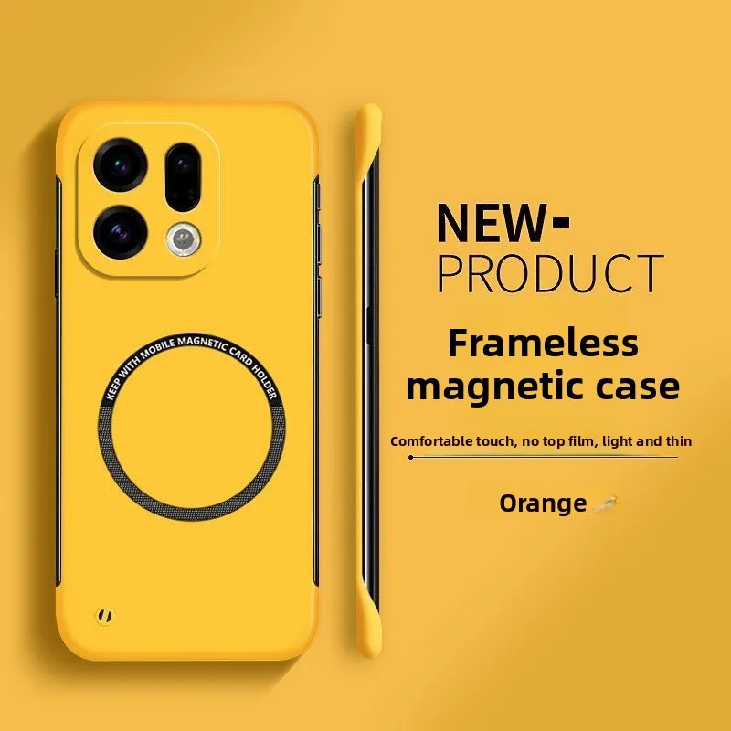 Ultra Thin Frameless Magnetic Phone Case - Rugged Matte Protective Cover