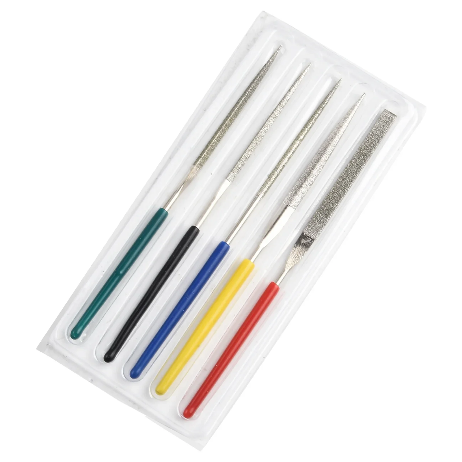 

Small Needle Files 5pcs/Set Stone Ceramic Triangle Woodworking Deburring Diamond Files Flat Grinding Hand Tool