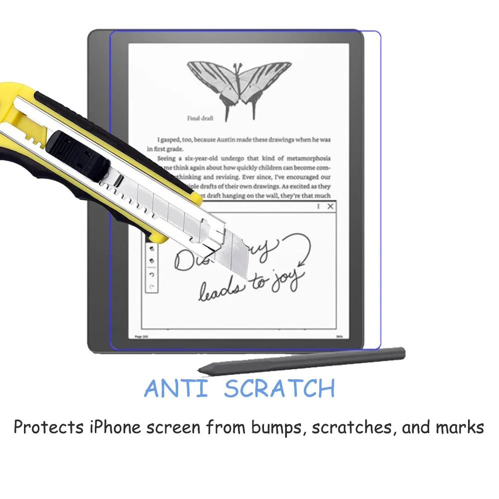 pces protetor de tela para kindle scribe polegadas capa filme hd claro pet prova de explosão película protetora não vidro