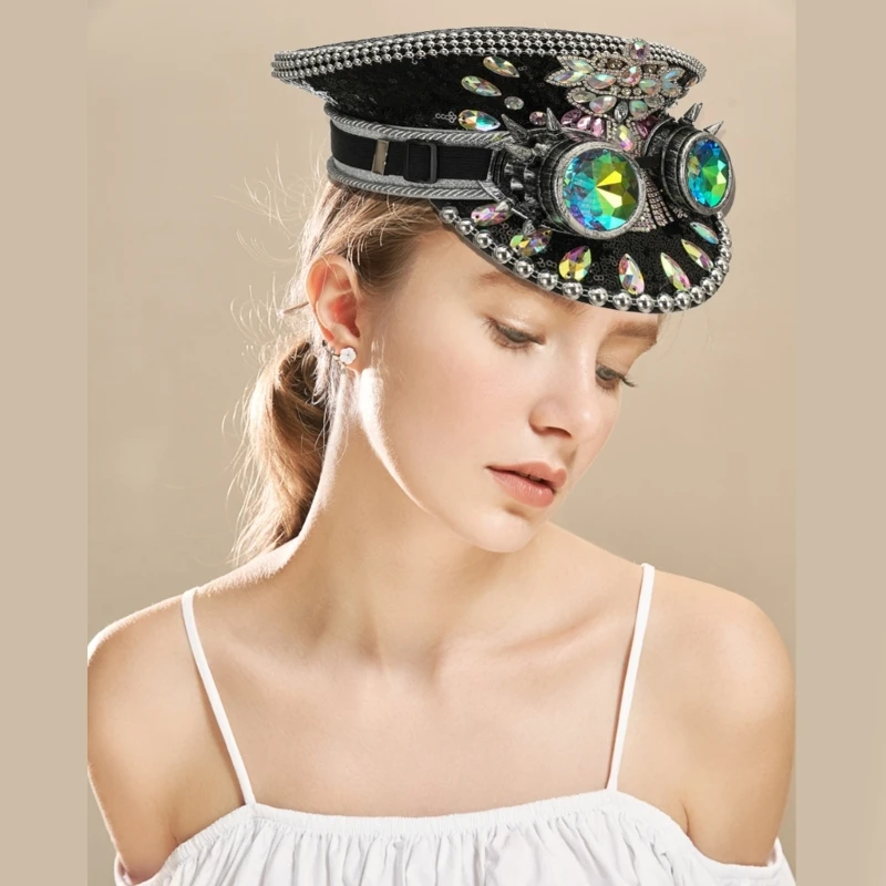 Evlry Fascia Per Capelli Con Paillettes E Luci LED - Copricapo Con Nappe Luminose Per Donne E Ragazze - 3 Modalità Di Luce Per Feste, Concerti E Rave