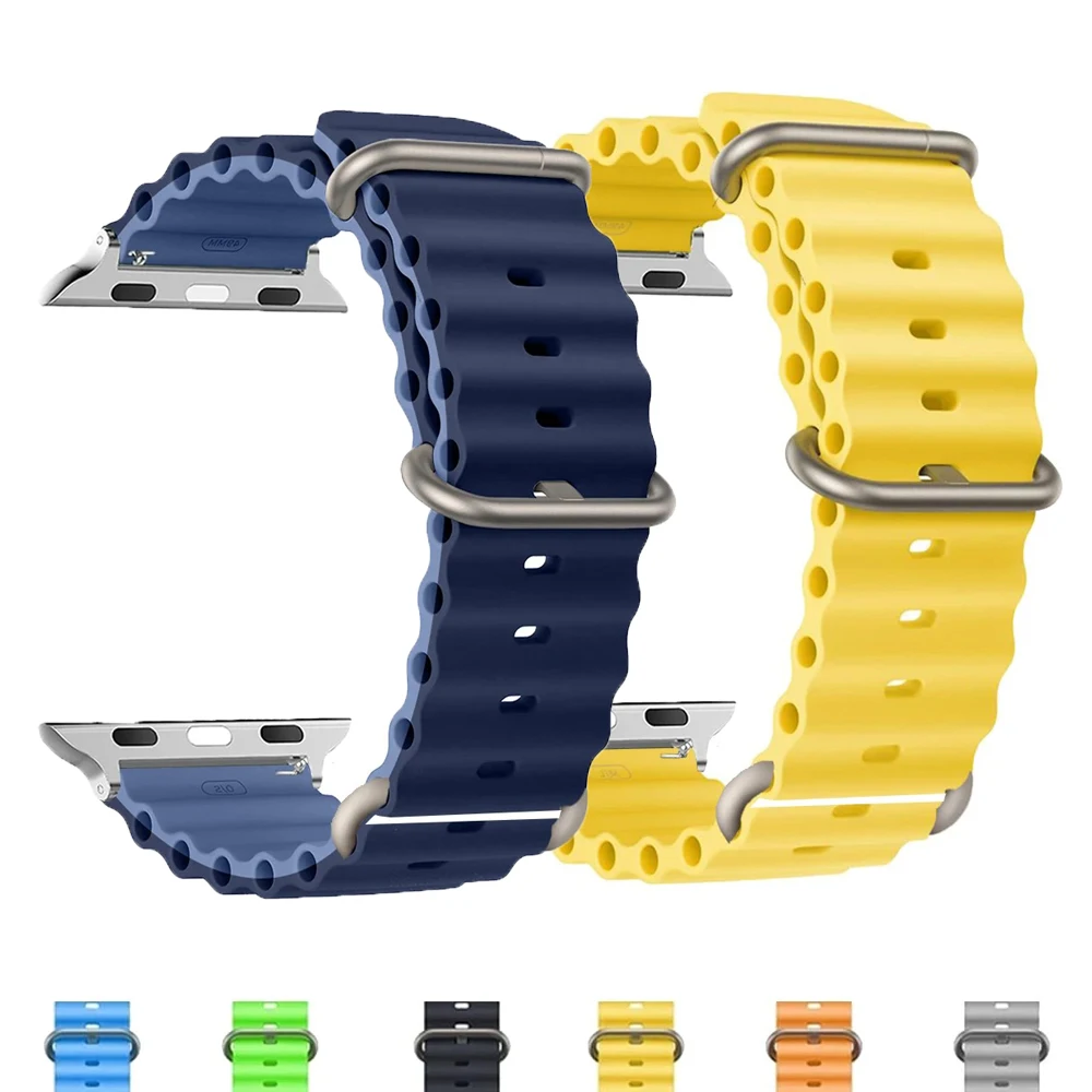Ocean Loop Strap for Apple Watch - Premium Nylon Bracelet Band