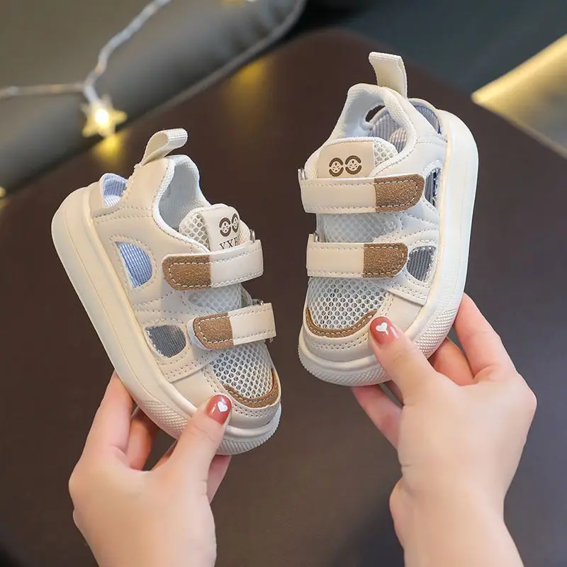 Fashion Girls Shoes Summer New Kids Shoes Soft Soled Boys Casual Sandals Simple Baby Walking Shoe Anti Slip Girl Sandals