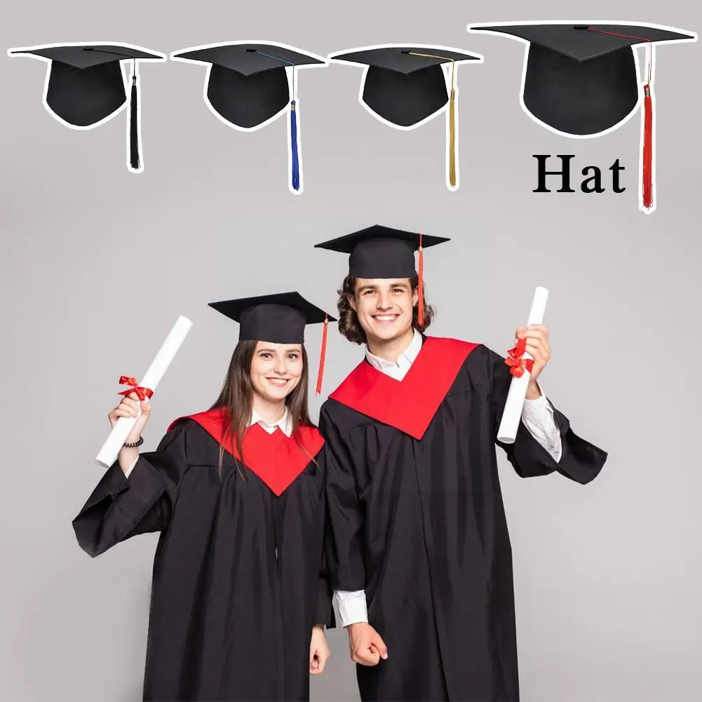 Amazon.com: VALICLUD 2pcs Masters hat for Gown Cap and Gown Black Formal  Dresses Unisex Graduation Bachelor Cloak Adjustable Graduation Gowns for  Adults Doctoral and Gown Primary School Cosplay Tuxedo : Clothing, Shoes