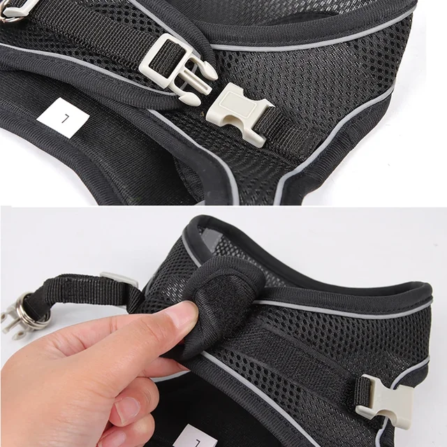 Puppy Harness Set Dog Accessories Adjustable Puppy and Cat Harness Vest French Bulldog Chihuahua Small Dog Collar Pet Leash Dogs 4
