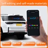 LED Matrix Pixel Panel,USB 5V Programmable Bluetooth App Control LED Panel Flexible Display Light Text Animation Display 5