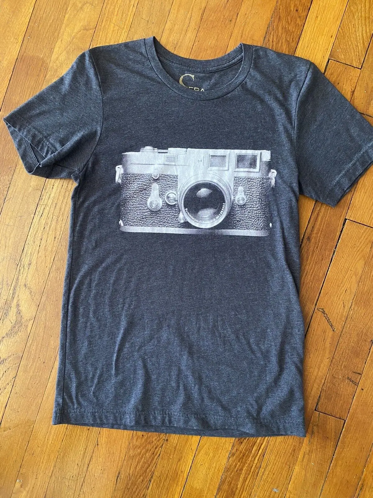 Fotocamera Monster Leica M3 T-Shirt Sz S Piccolo Grigio Antracite