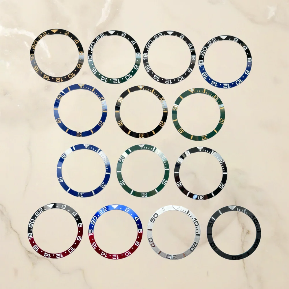 Ceramic Watch Bezel Insert - 38mm x 30.6mm