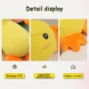 1pc Large Duck Design Pet Grinding Teeth Squeaky Plush Toy, Durable Chew Toy For Dog Interactive Supply 5