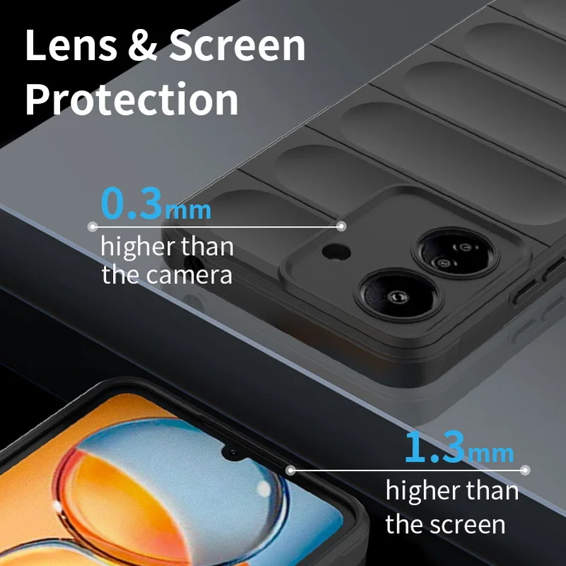 Aibag Anti-Dop-Hülle für Xiaomi 13C 12 12C 11A 10C 10 9 Redmi K60 Ulta K50 Po K40 Gaming Hybid Amo Heavy Duty_voghion.com