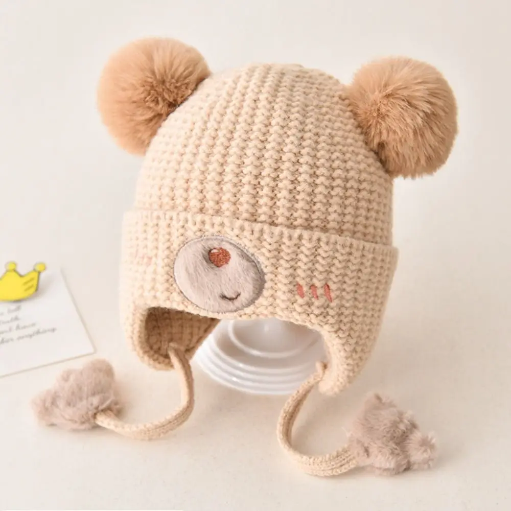 Cotton Winter Baby Beanie Hat for Kids Ear Protection