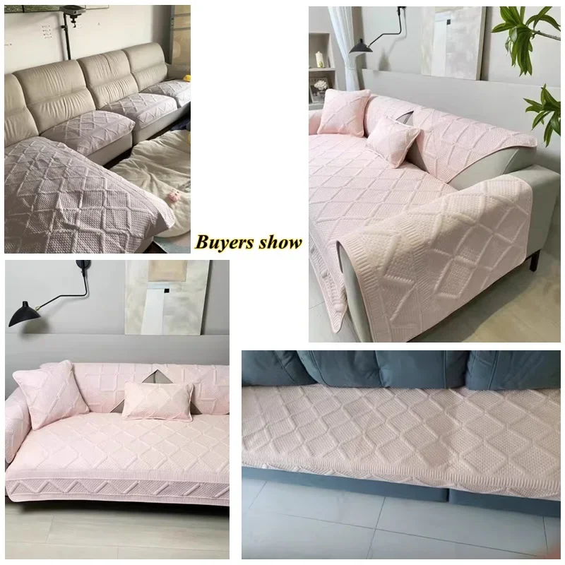 두꺼운 코튼 소파 커버, 애완 동물, 어린이 매트 소파 타월, 미끄럼 방지 소파, 보호대 슬립 커버, 탈착식 소파 담요, 거실용