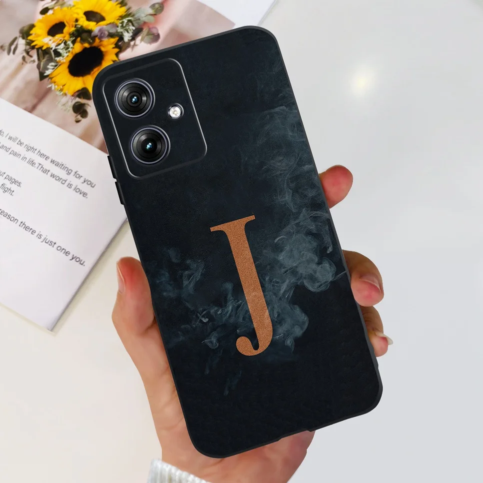 New Luxury Floral Letter Silicone Shockproof Phone Case - Soft Back Cover