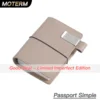 Limited Imperfect Moterm Travel Journal Simple Series Passport Size Notebook Genuine Leather Organizer Diary Sketchbook Planner 1