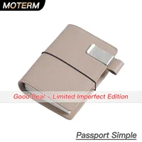 Limited Imperfect Moterm Travel Journal Simple Series Passport Size Notebook Genuine Leather Organizer Diary Sketchbook Planner 1