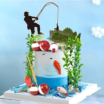 Gone Fishing Cake Toppers 1