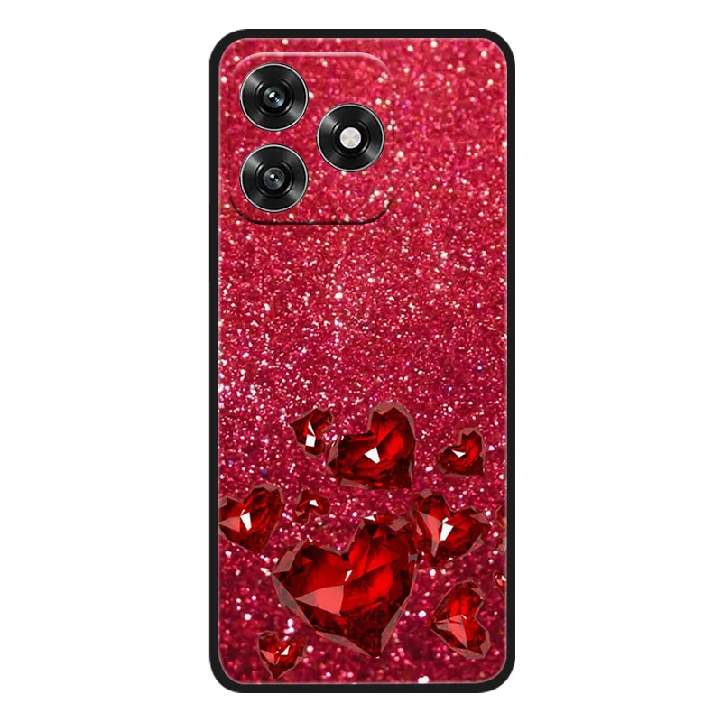 Premium Silicone Soft TPU Back Cover with Camera Protection Bumper