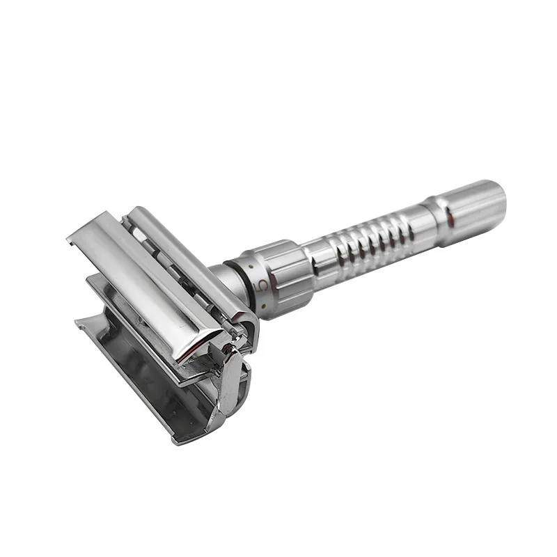 Adjustable Safety Razor Mens Folding Shaving Double Edge Classic Safety Razor Stainless Steel Razor Blade Barber Shaving Tools 2