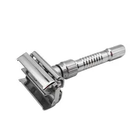 Adjustable Safety Razor Mens Folding Shaving Double Edge Classic Safety Razor Stainless Steel Razor Blade Barber Shaving Tools 2