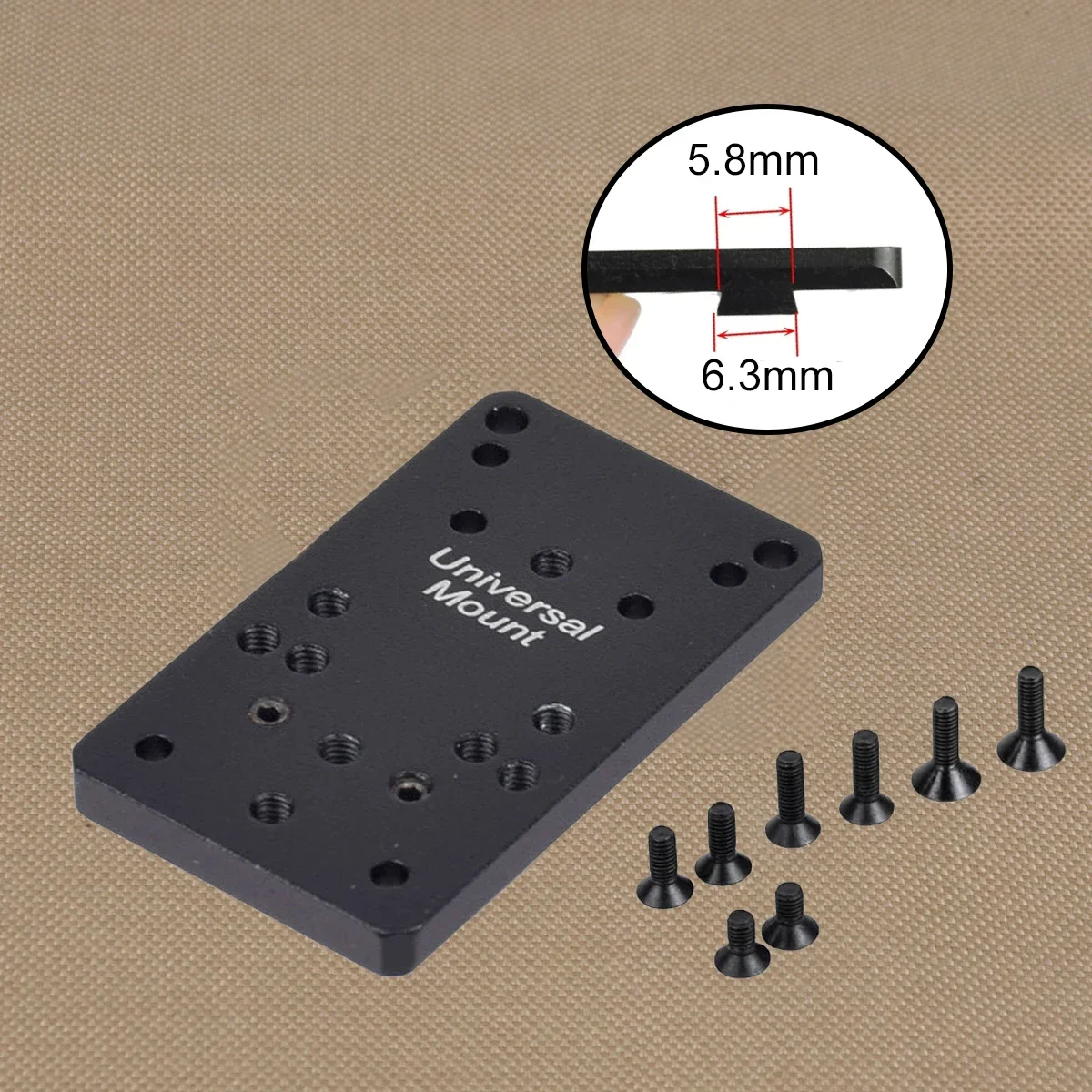 Red Dot Sight Tactical Metal Adjustable Collimator for Glock Hunting AR15 M4