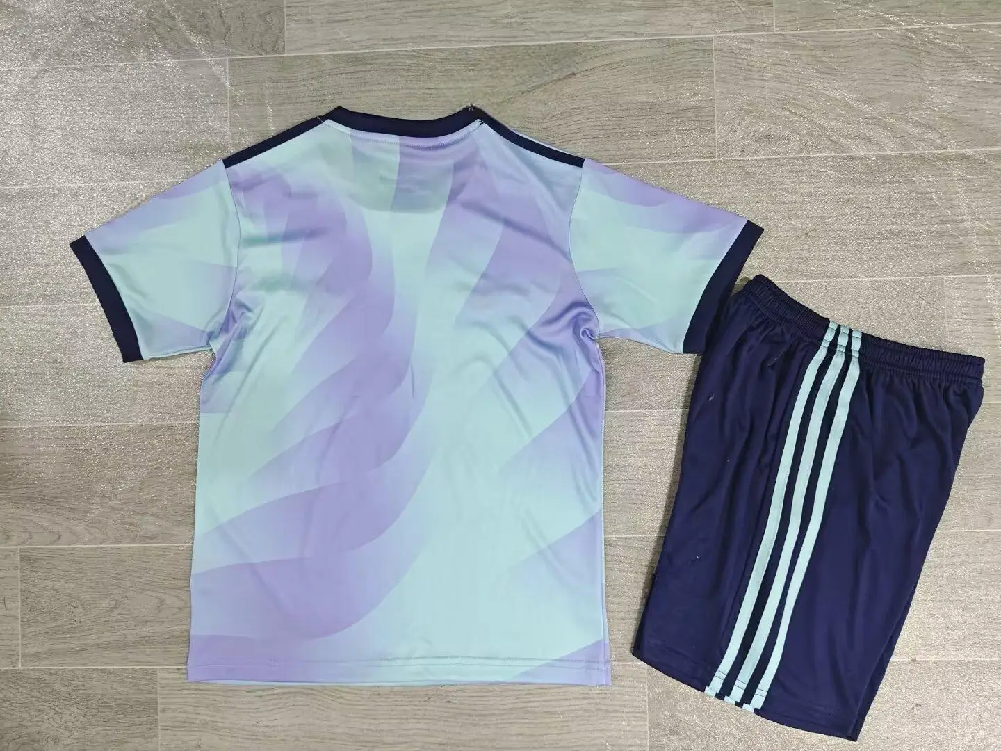 Short-sleeved Adult and Children's Football Training Suit Set