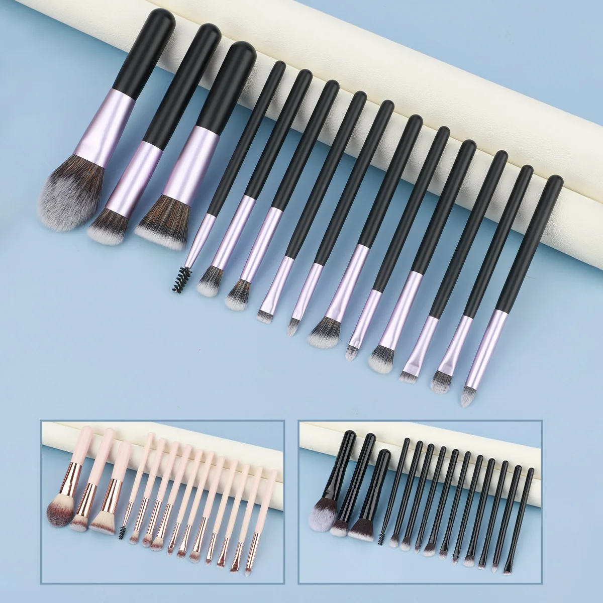 Deluxe 14-Piece Makeup Brush Set - Ultra Soft Bristles for Flawless Application, Travel-Friendly & Multifunctional Beauty Essentials