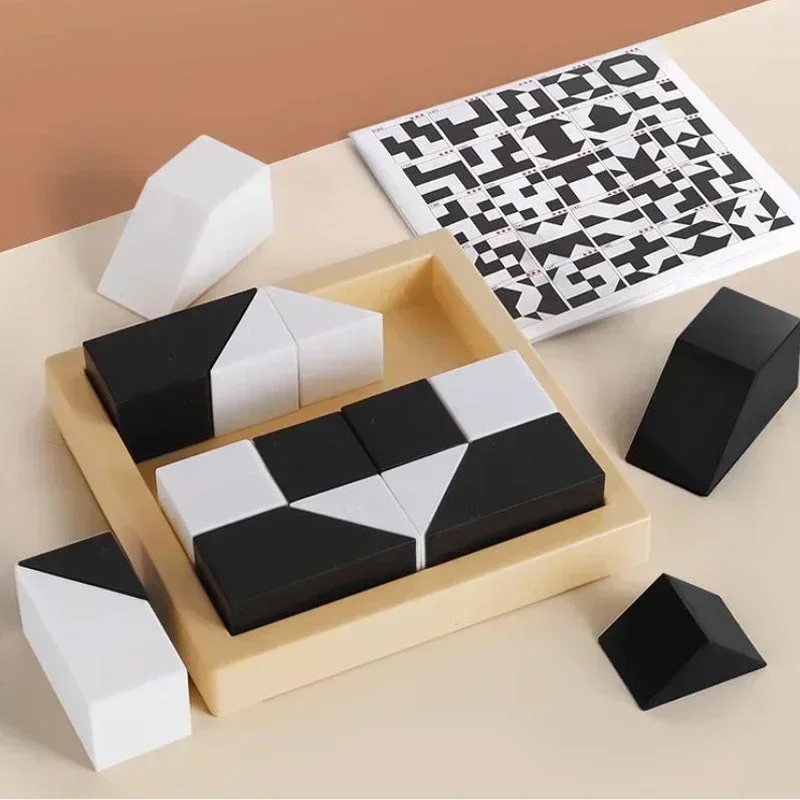 120/360 level Concealed Block STEM Puzzle - Level-Based Educational Toy for Kids,Parent-Child Interactive Tabletop Building Game