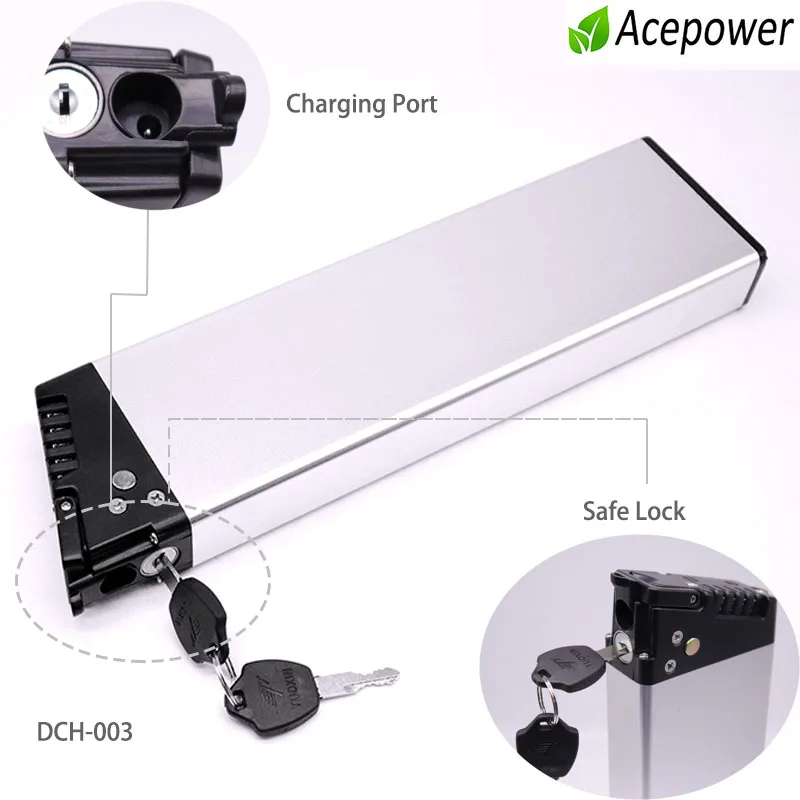 Akku für RichBit TUCANO Devron LONGWISE E-Bike Batterie DCH-003 36V E-Bike Akku 10Ah 13,6Ah 14Ah Faltbares Elektrofahrrad-Akku – Detail 4
