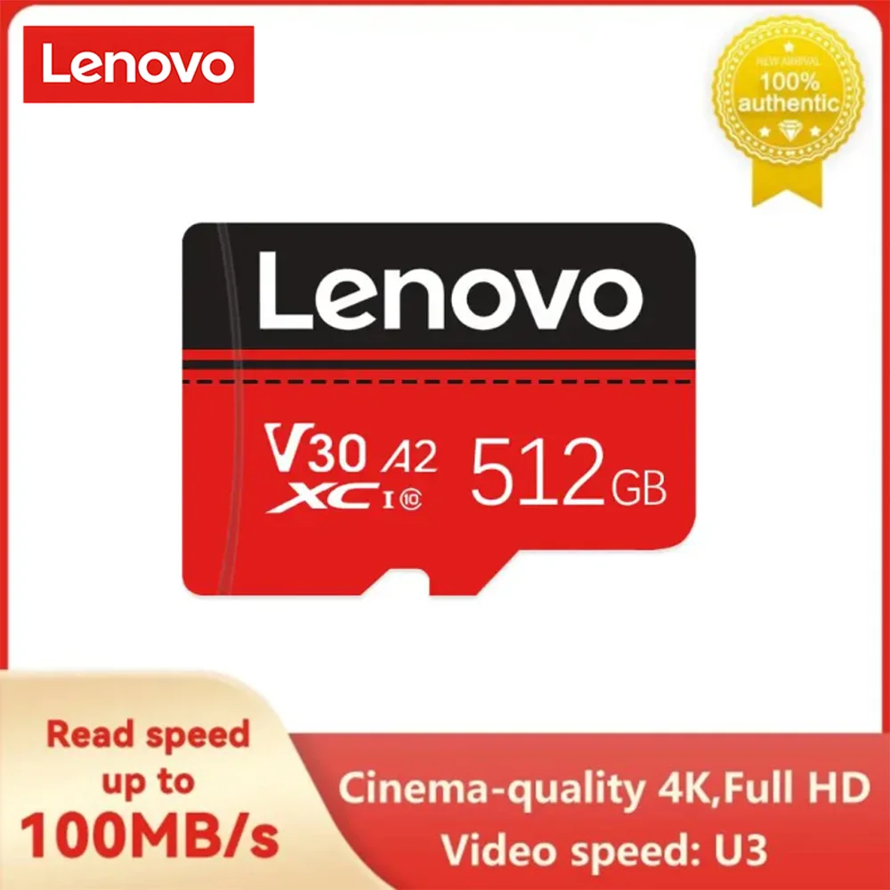 Lenovo Micro Tf/Sd Card 512Gb Sd/Tf Flash Memory Card 256Gb Mini Sd Card 128Gb Tf Flash Card Per Nintendo Switch Phone Camera