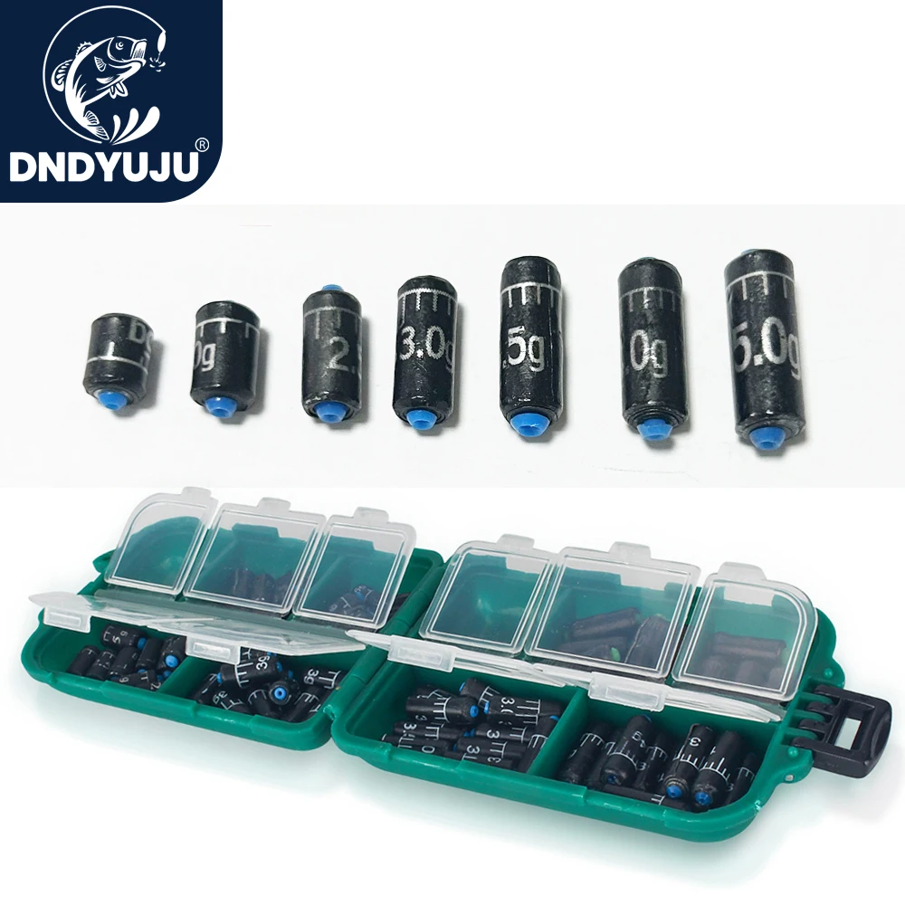 Set de plombs de pêche DNDYUJU 25 à 130 plombs 1.5g à 5.0g avec règle et