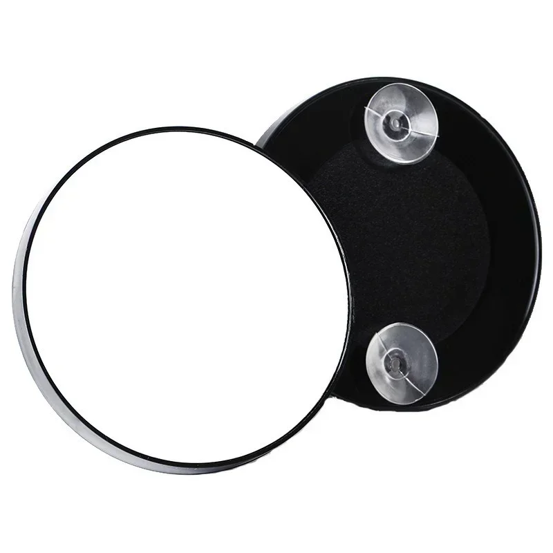 Magnification Mirror With Suction Cup Blackhead Magnifying Mirror For Bathroom Makeup Portable Mirrors Round 5x/10x/15x