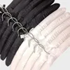 5PCS Coat Satin Padded Clothes Silk Wrapped Display Hanger Sponge Hangers Clothes Hanger 6