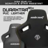 Kaiser 3 XL Gaming Chair for Adults - Ergonomic Black Leather Gaming Chairs with Lumbar Support 6