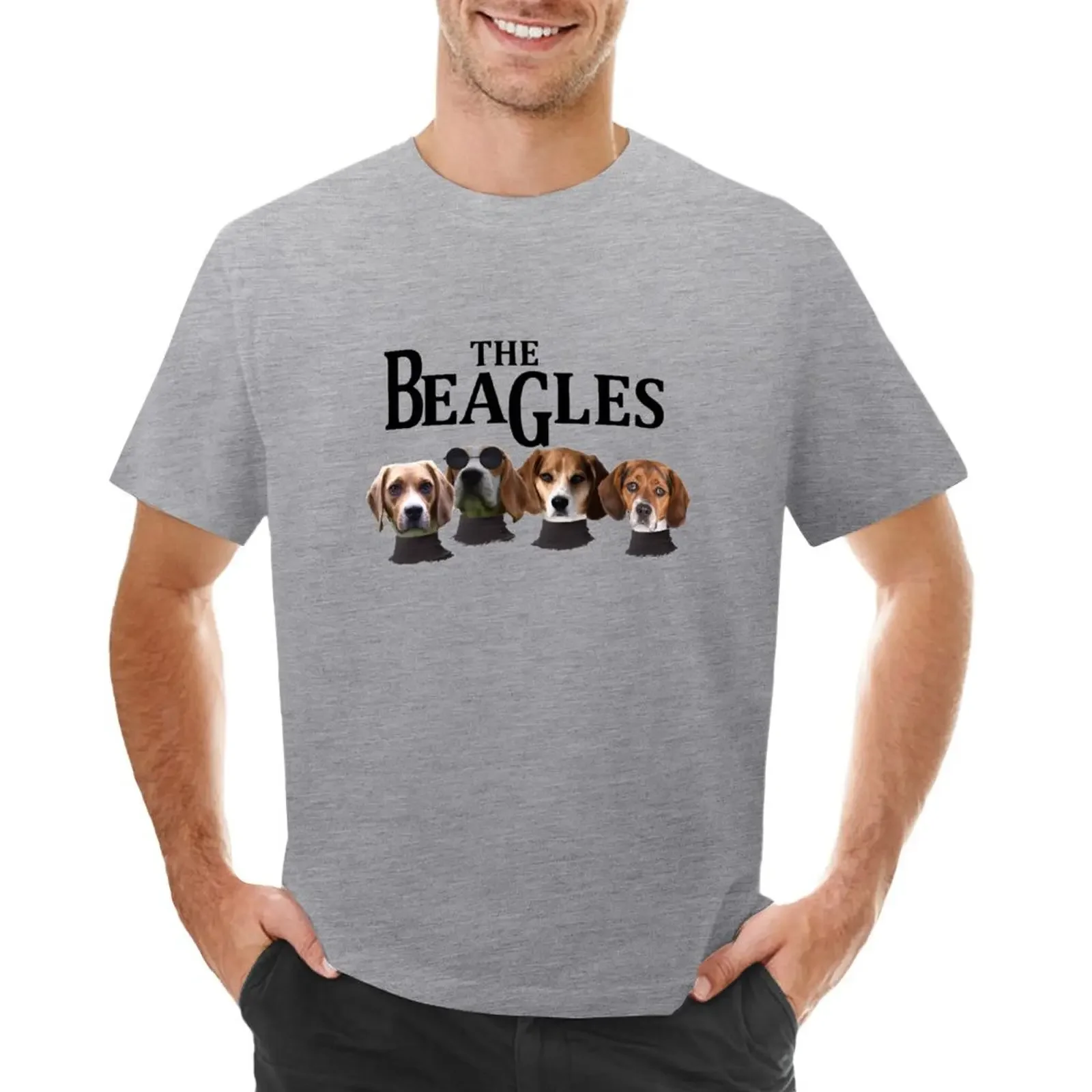 The Beagles Funny Collection T-Shirt Hippie Clothes Oversize Blanks Funnys Mens T-Shirt Pack