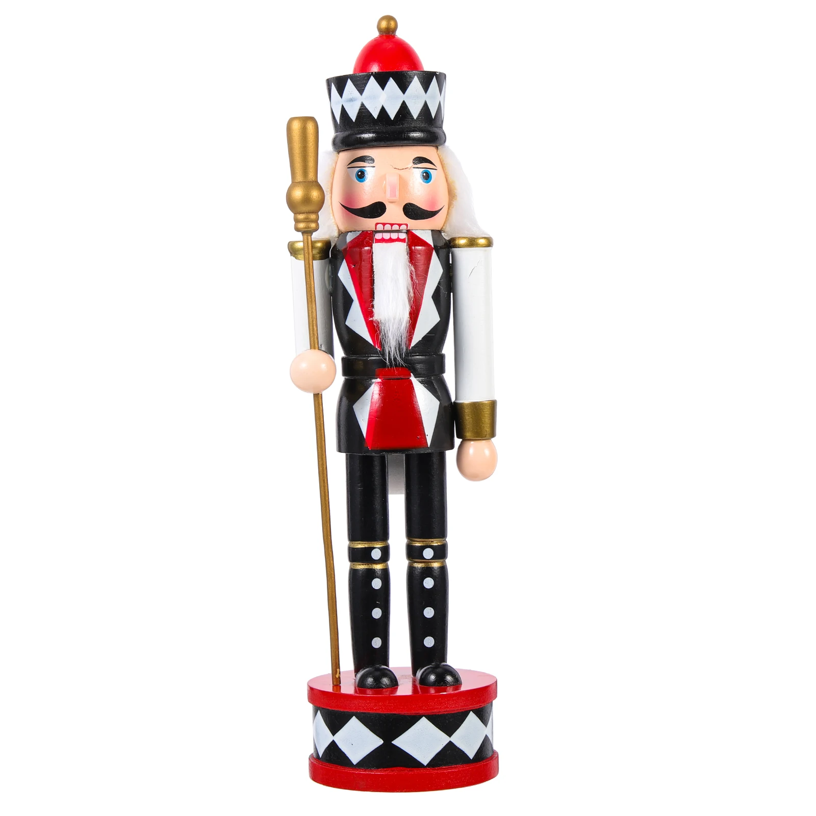

Wooden Nutcracker Nutcracker Ornament Traditional Wooden Xmas Nutcracker Indoor Ornament Wood Nutcracker Craft for Friends
