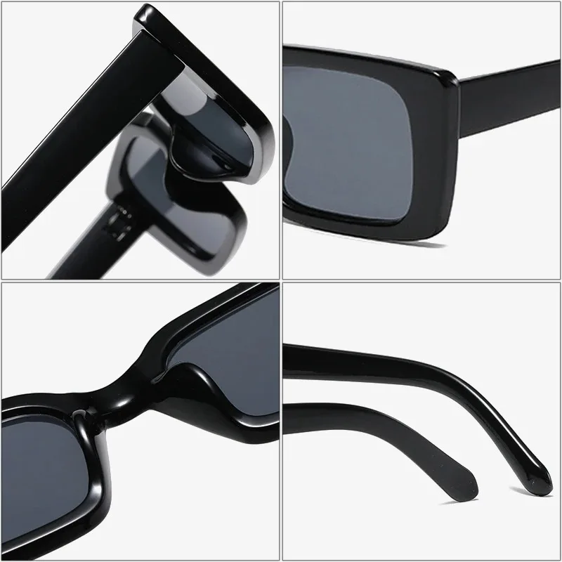 Fashion Square Small Frame Women's Sunglasses retro Style casual Ins Casual Summer Vacation Beach Decorative Glasses 5