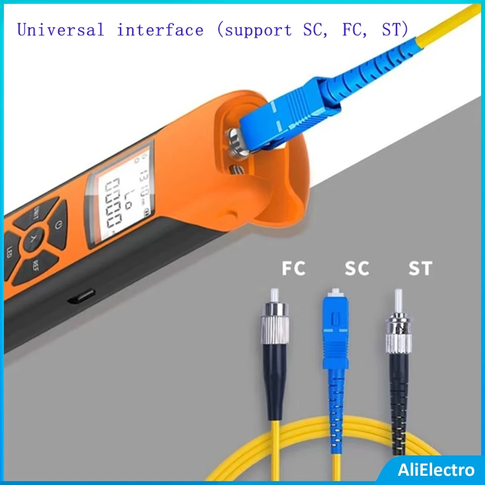 

G10 High Precision Rechargeable Battery FTTH Fiber Optic Power Meter With Flash Light OPM FC/SC/ST