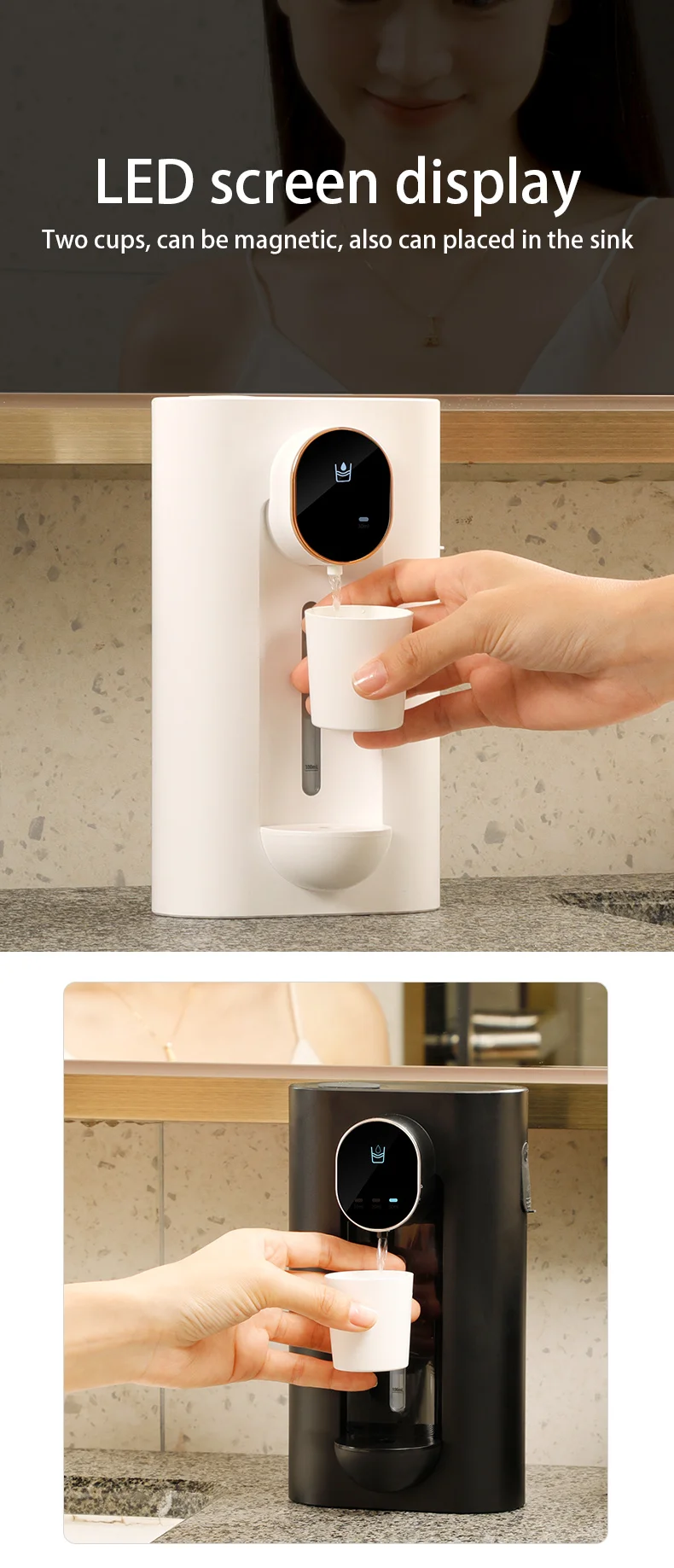 Automatic Mouthwash Dispenser Touchless 540ml,wall Mounted Mouth Wash Dispenser
