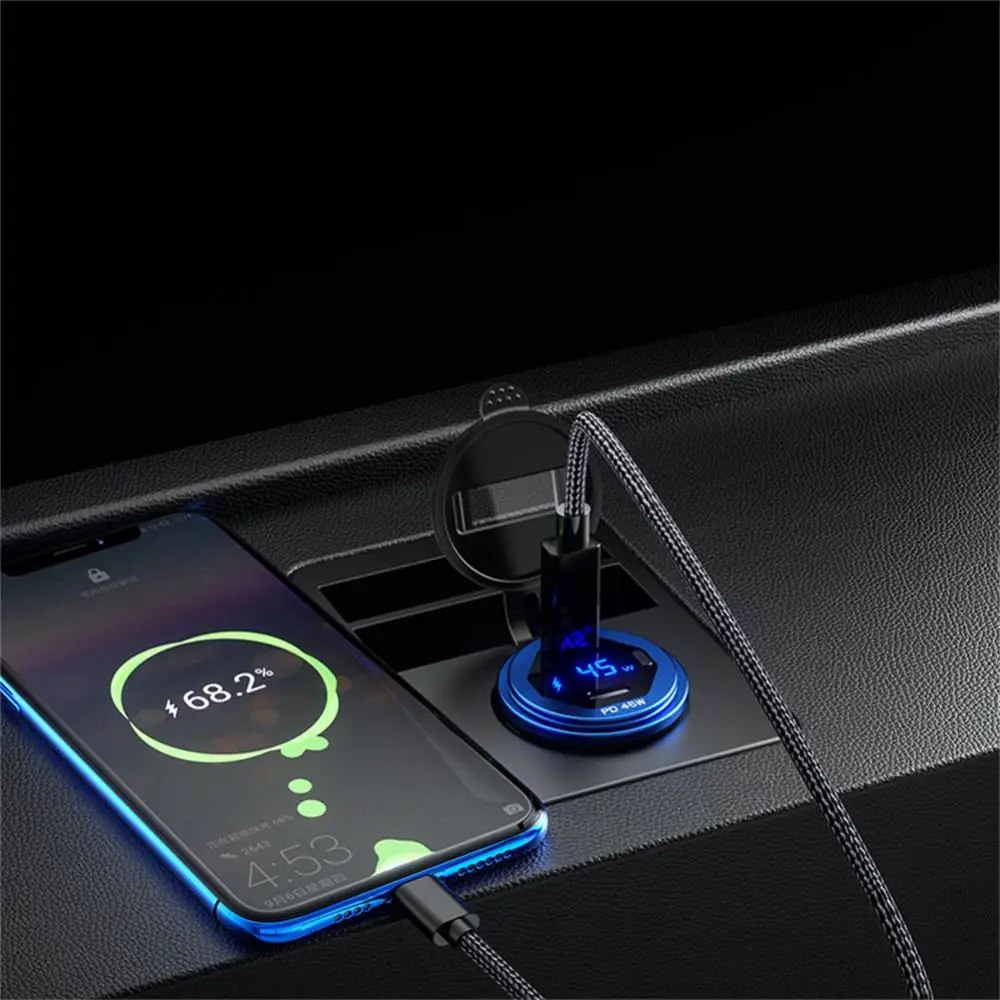 듀얼 USB PD 타입 C 충전기 소켓 전원 콘센트 어댑터, 방수 듀얼 USB 포트, 자동차 보트 SUV 세단 RV용 고속 충전, 12V, 24V