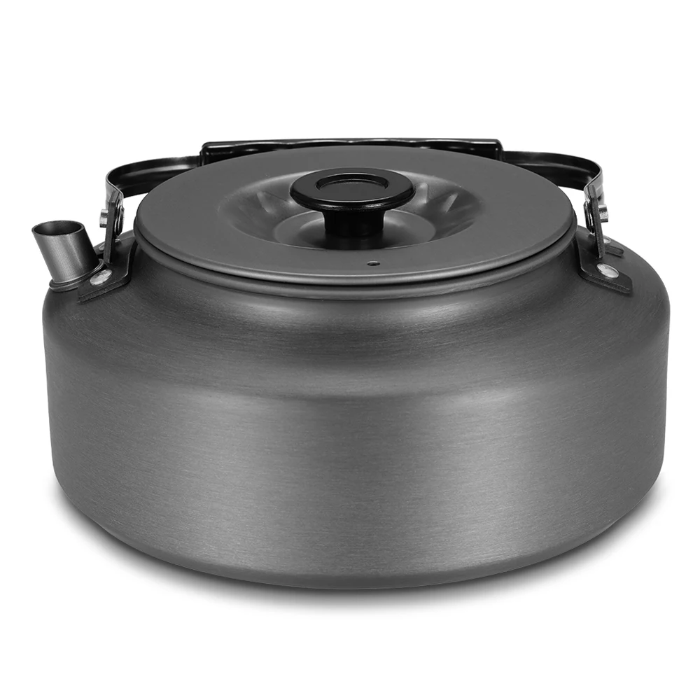 1.6L Portable Water Kettle Water Pot Teapot Coffee Pot Indoor Aluminum Alloy Tea Kettle Outdoor Camping Hiking Picnic