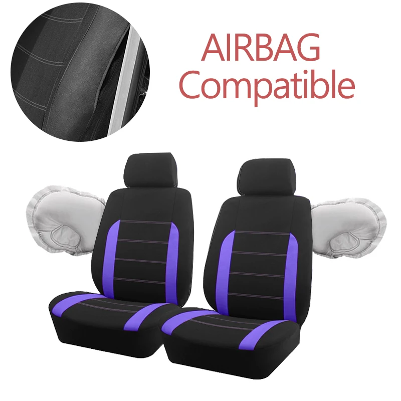 2 Pezzi/set Coprisedili Auto Stampati Farfalla Colorata Di Cielo Stellato Viola, Protettori Anteriori Elastici E Lavabili Per Auto A 2 Posti, Tema Costellazione Del Cielo Notturno | SHEIN ALIA