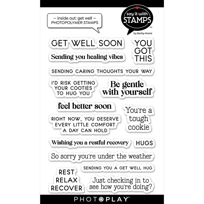 Description Picture 2 of item2023 New Get Will Soon Sentiments Clear Stamps Set Scrapbooking Paper Making Frames Card Craft no Cutting Dies