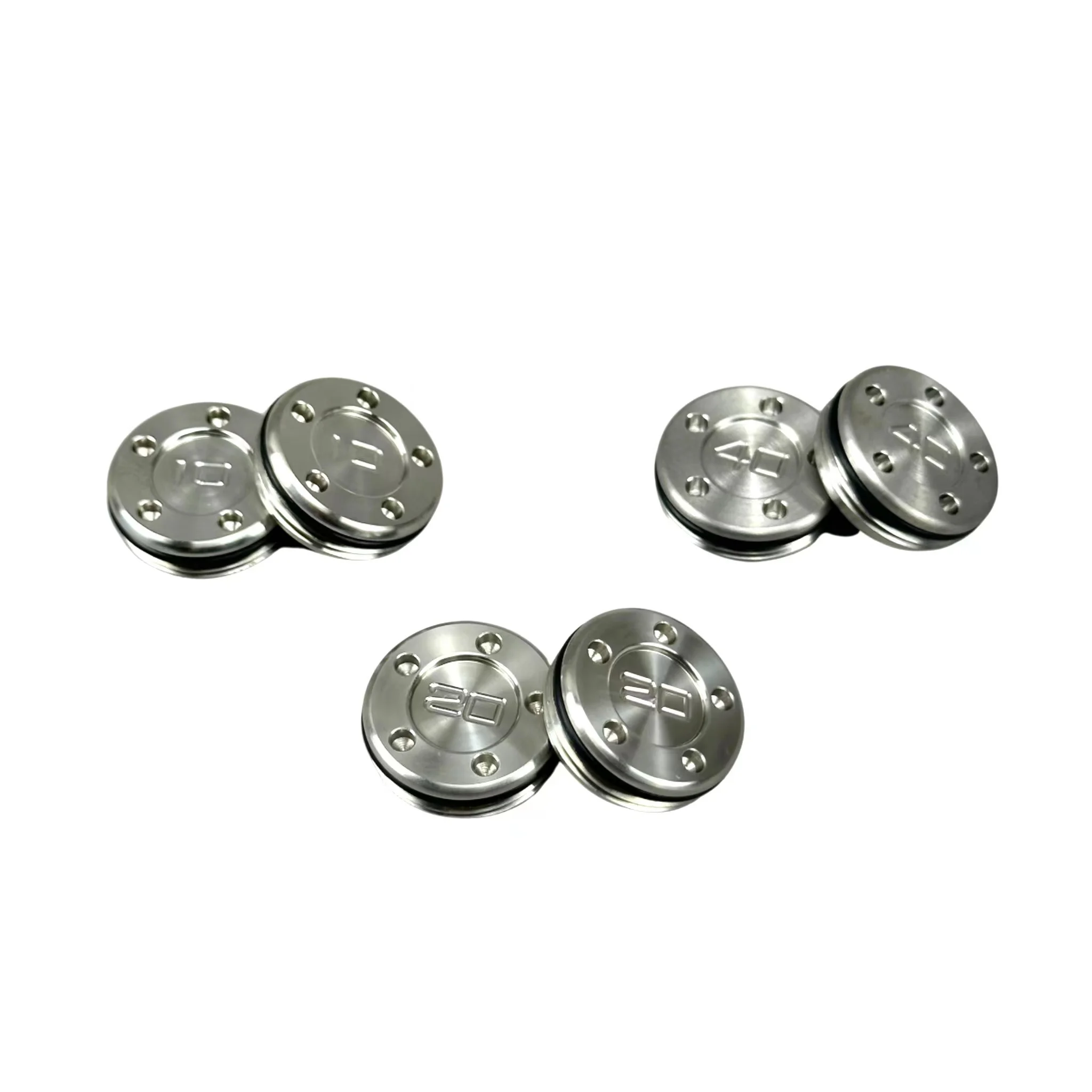 2pcs Silvery Golf Weight Custom Putter Screws Weights Compatible with Titleist Scotty Cameron 5g/10g/15g/20g/25g/30g/35g/40g 5