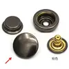 10 Sets Metal Buttons Leather Snap Fasteners 12mm 503 15mm 501 Round Color Button No Sewing for Clothes 1