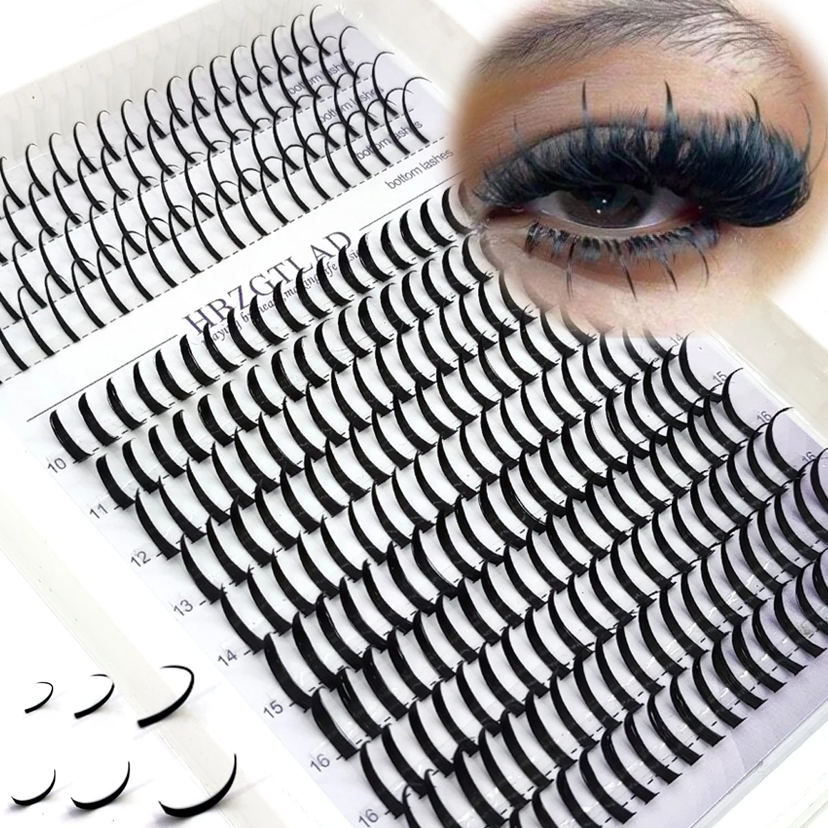 Extra Long Lash Nails - DIY Fairy Eyelash Clusters