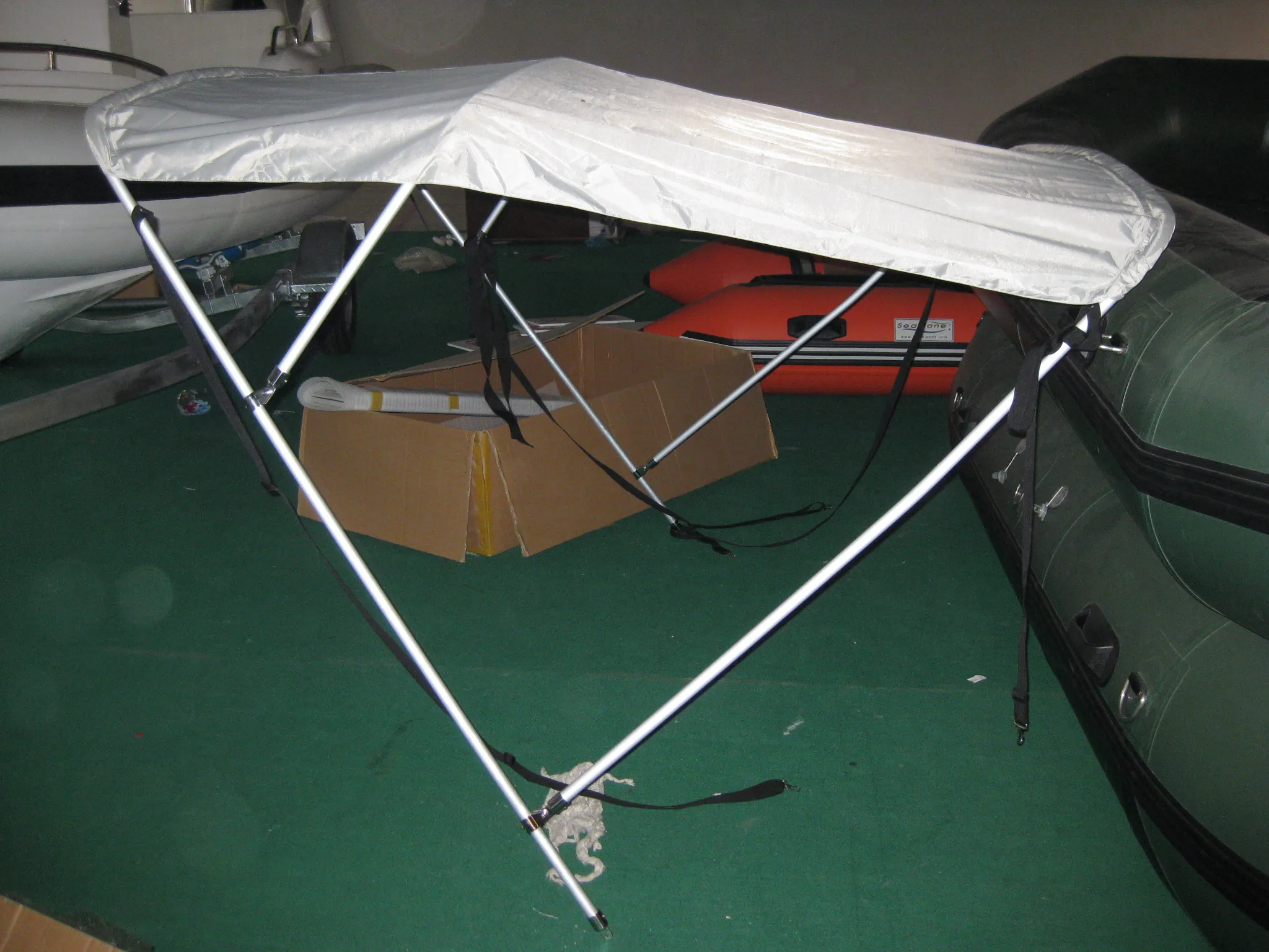 Hot Sale 1.1M Folding Awning for Fiberglass Boat or Inflatable Boat