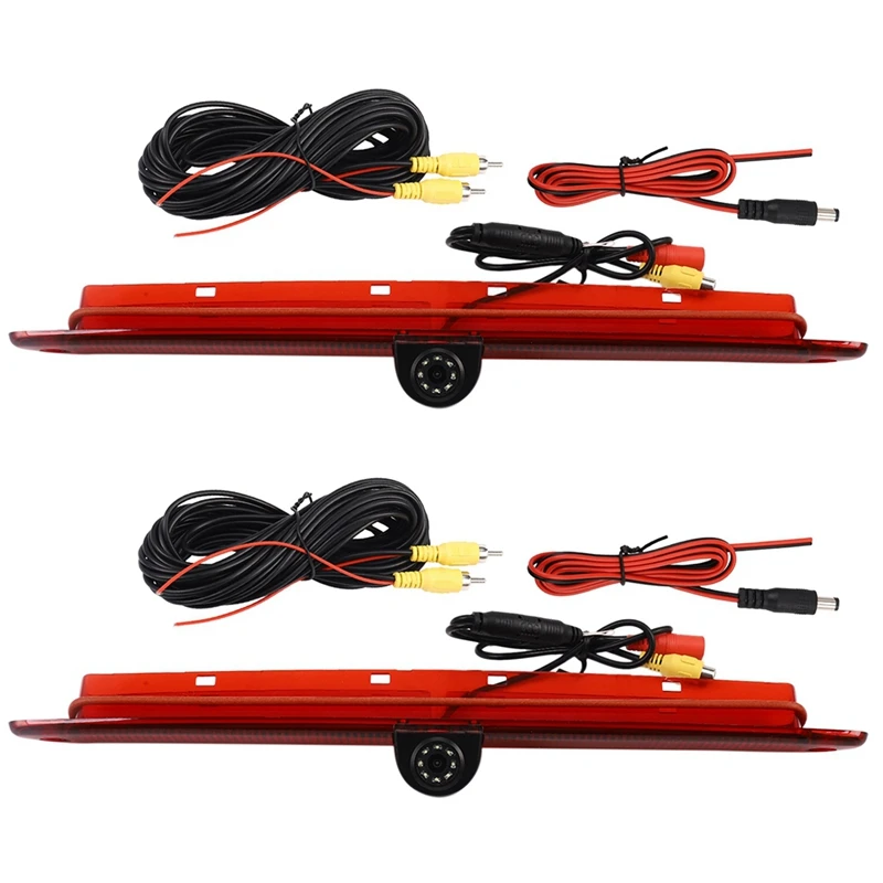 

2X For Mercedes Sprinter Crafter Rv Brake Light Car Rear View Camera Waterproof Ir Night-Vision Reversing Camera